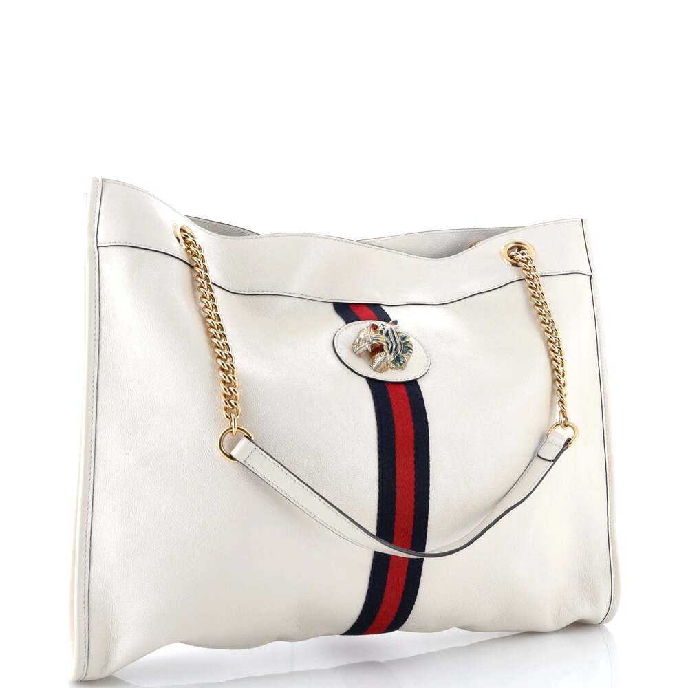 Gucci Rajah Chain Tote Leather Large #227466G15B - Picture 3 of 9